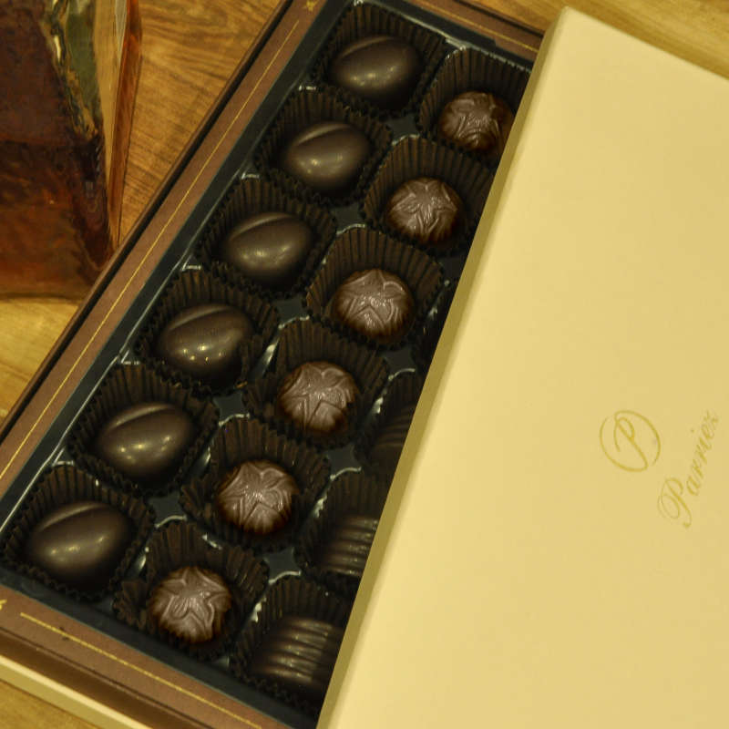Parriez Chocolates box size 3x6